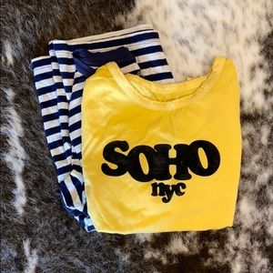 american eagle pack of 2 baby tees